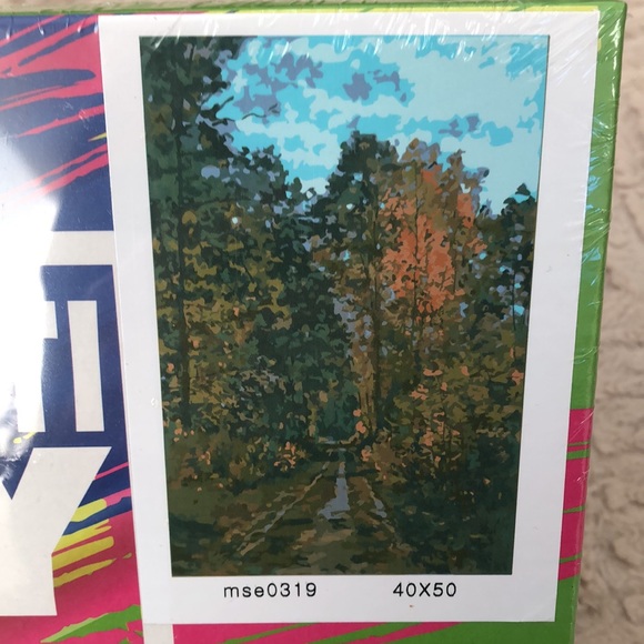 Monet’s Path in the Forest Paint by Numbers for Adults, New - Picture 2 of 10